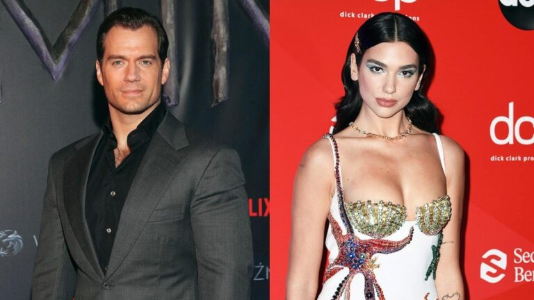 NUEVA FACETA, DUA LIPA INCURSIONA EN LA ACTUACIÓN JUNTO CON HENRY CAVILL.