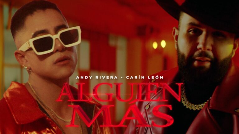 PRESENTAN ¨ALGUIEN MÁS¨ ANDY RIVERA JUNTO A CARIN LEÓN.