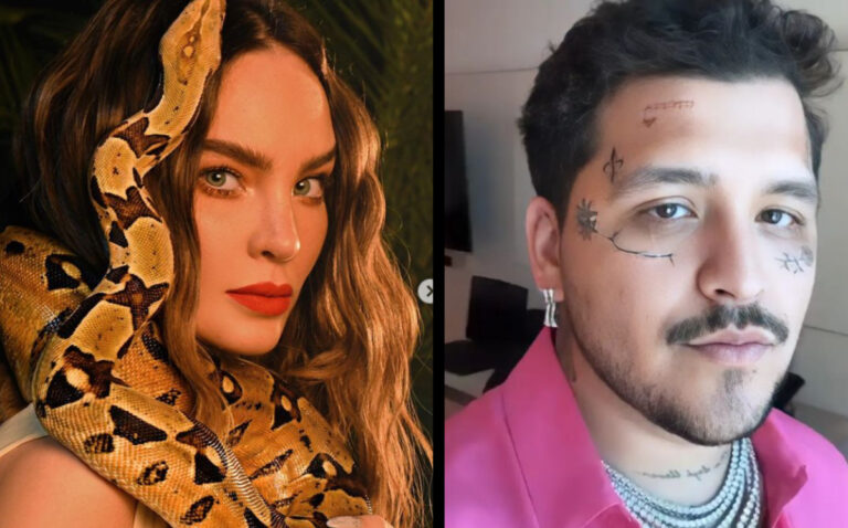 BELINDA AÚN NO SE BORRA EL TATUAJE QUE SE HIZO EN COMÚN CON CHRISTIAN NODAL