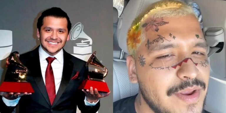CHRISTIAN NODAL REVELÓ LA RAZÓN POR LA QUE SE LLENÓ LA CARA DE TATUAJES