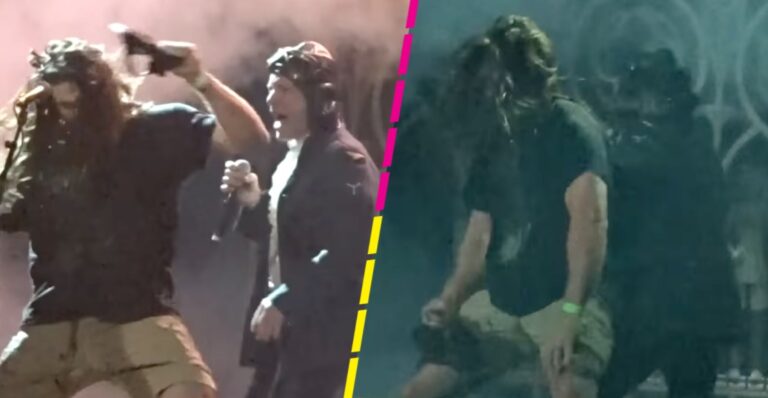 BRUSE DICKINSON BAJÓ A UN FAN DEL ESCENARIO EN PLENO SHOW DE IRON MAIDEN