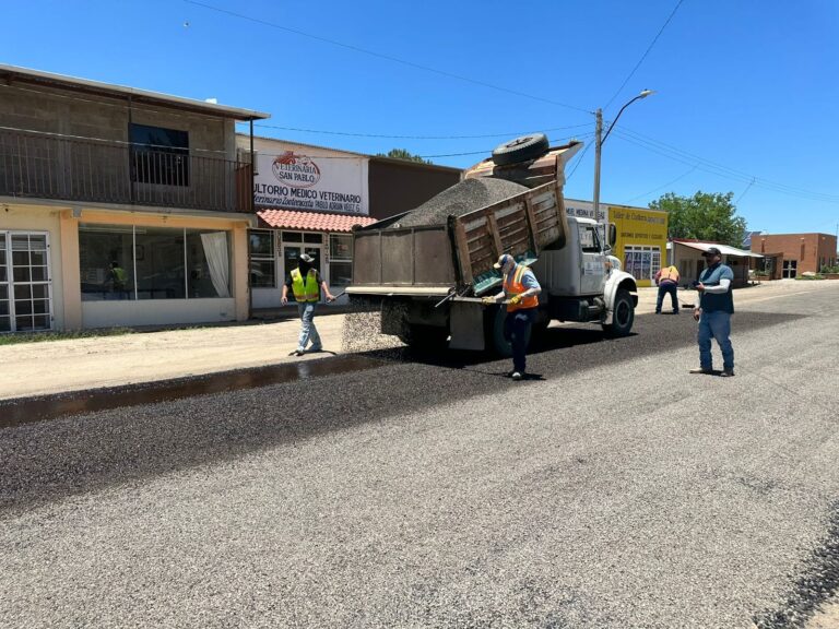 Presidencia Municipal de Namiquipa mejora la infraestructura vial en beneficio de las comunidades