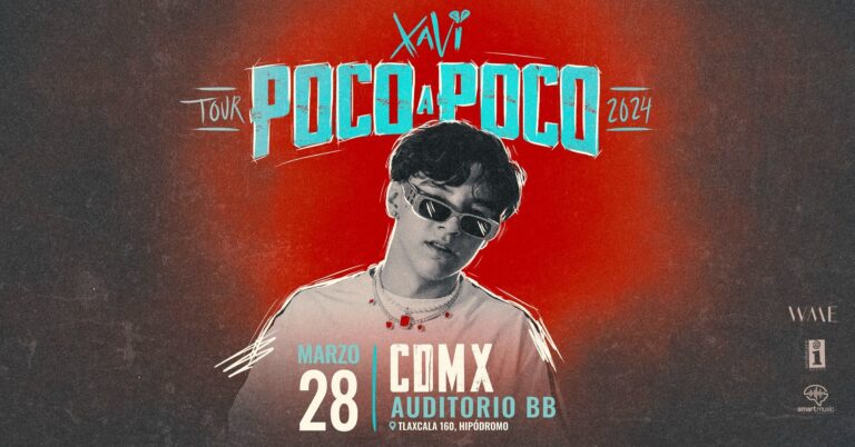 XAVI ANUNCIA CONCIERTO EN EL AUDITORIO BB DE LA CDMX
