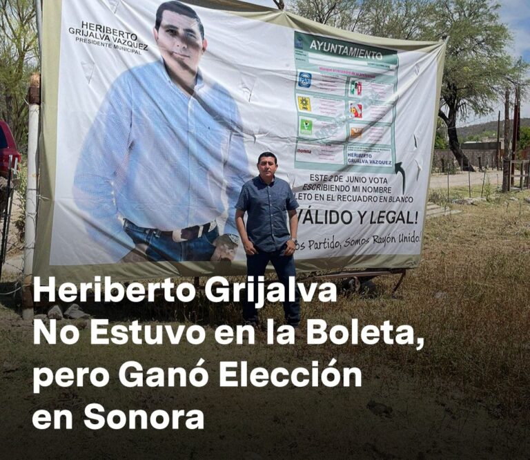 Heriberto Grijalva No Estuvo en la Boleta, pero Ganó Elección en Rayón, Sonora