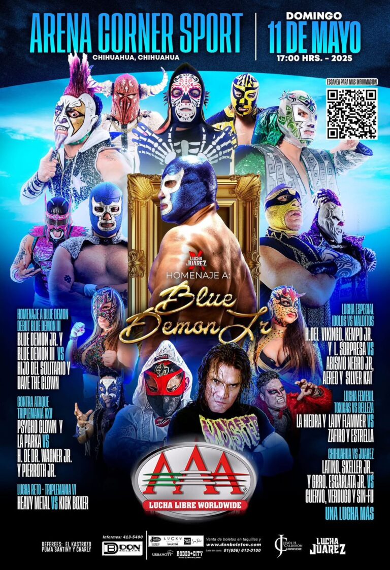 Anuncian magno homenaje a Blue Demon Jr. en Chihuahua
