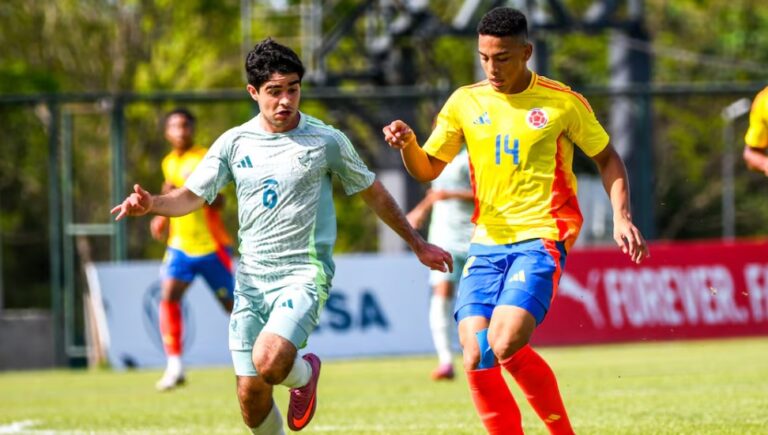 México Sub-20 cierra preparación con derrota frente a Colombia