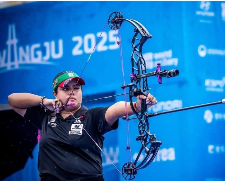 Maya Becerra conquista el oro histórico en el Mundial de tiro con arco en Gwangju