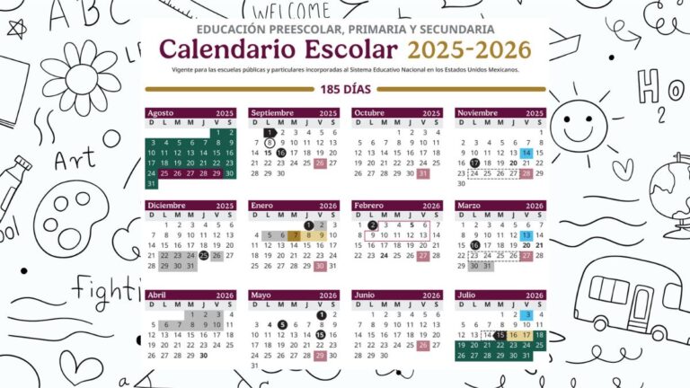 «SEP confirma 17 días sin clases en el ciclo escolar 2025-2026: estos son todos los feriados, puentes y descansos»