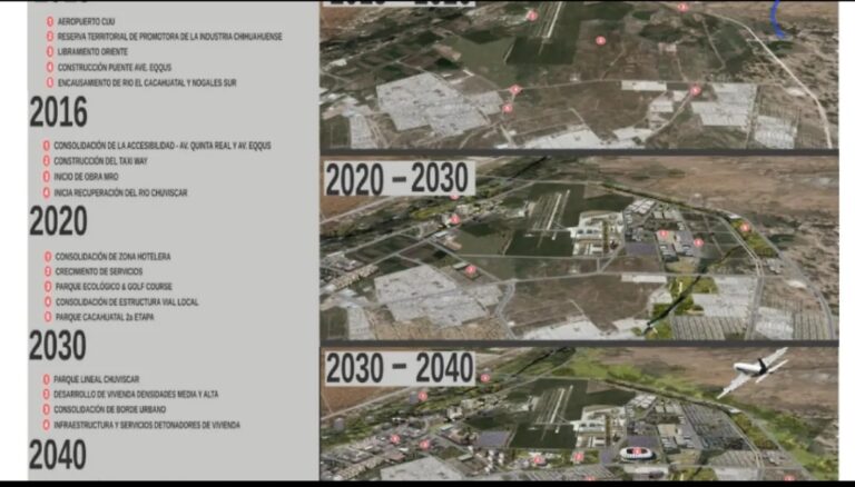 “Hacia el futuro: Chihuahua planifica un corredor urbano estratégico alrededor del aeropuerto para 2040”