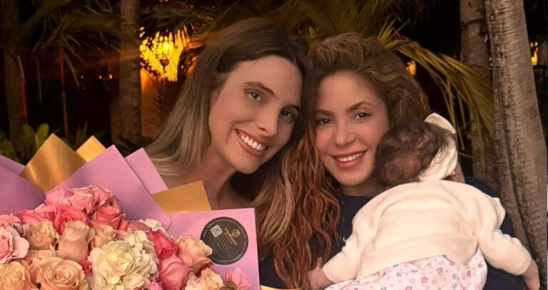 Shakira derrite corazones al conocer a la hija de Lele Pons y Guaynaa