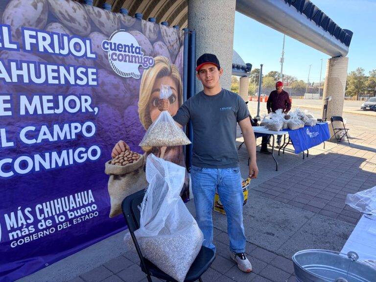 Frijol de Namiquipa llega directo al consumidor en Parral; productores anuncian venta permanente