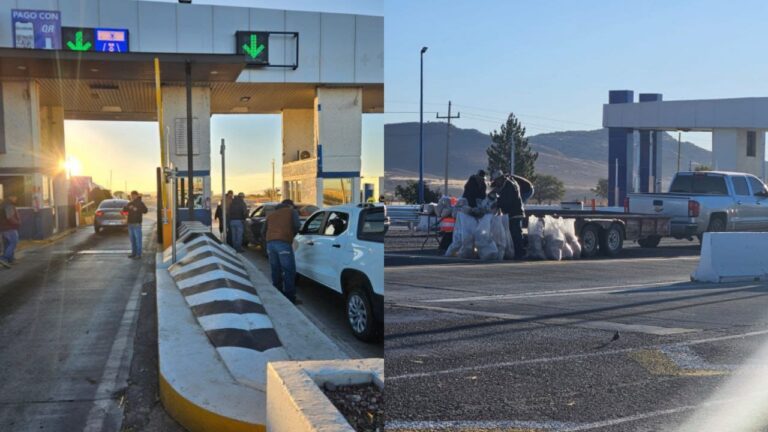 Campesinos de Namiquipa liberan caseta Cuauhtémoc-Chihuahua exigiendo precio justo del frijol