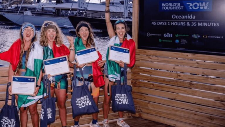 Cuatro remeras mexicanas hacen historia: cruzan el Atlántico tras 45 días en el mar