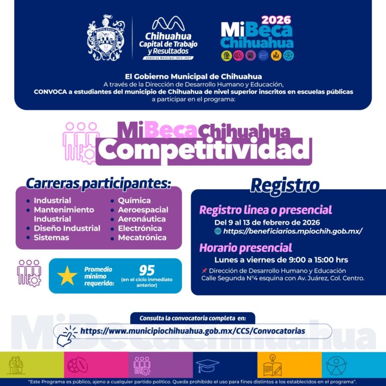 ¡Abre Convocatoria “Mi Beca Chihuahua 2026”: Tu Oportunidad de Brillar en la Educación!