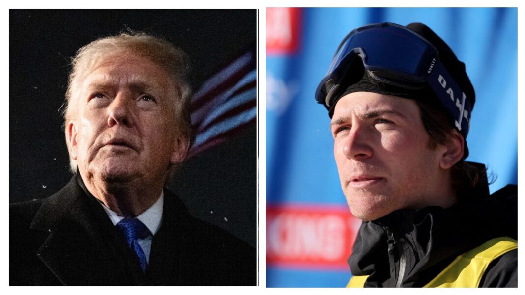 Trump llama “perdedor” a atleta olímpico tras cuestionar su representación de EE.UU. en Milán-Cortina 2026
