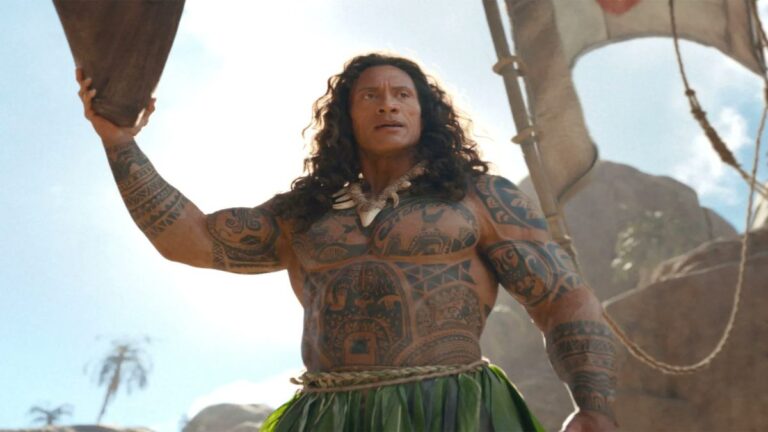 “La Roca” como Maui divide opiniones: su look en Moana desata memes y críticas