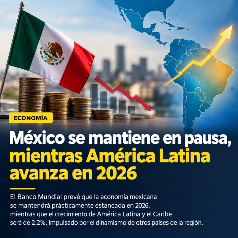 México enfrenta freno económico mientras América Latina mantiene expectativas de crecimiento