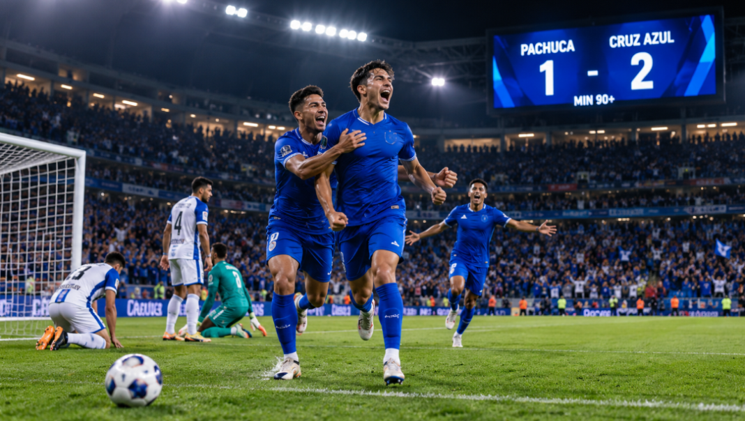 Cruz Azul derrota a Pachuca y escala al tercer lugar del Apertura 2026